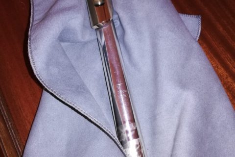 Cabeza de flauta  Powell de plata